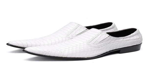 white genuine leather men dress flats pointed toe formal wedding shoes black red oxford brogues shoes for men mocasines hombre8207910
white genuine leather men dress flats pointed toe formal wedding shoes black red oxford brogues shoes for men mocasines hombre8207910