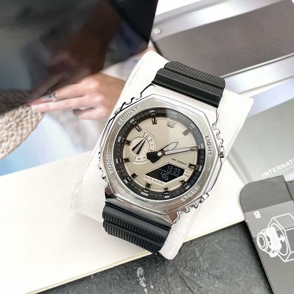 sport digital men's quartz watch led automatic lift lamp detachable assembled waterproof world time iced out watch oak 2100 watch, Slivery;golden
sport digital men's quartz watch led automatic lift lamp detachable assembled waterproof world time iced out watch oak 2100 watch, Slivery;golden