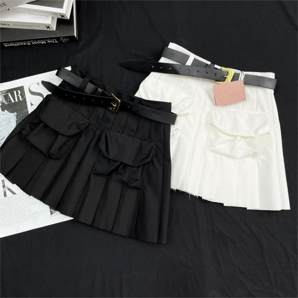 2023 designers women summer skirts new tooling pleated skirt womens causal thin waist pocket skirt fashion a-line skirt half skirt, Black
2023 designers women summer skirts new tooling pleated skirt womens causal thin waist pocket skirt fashion a-line skirt half skirt, Black