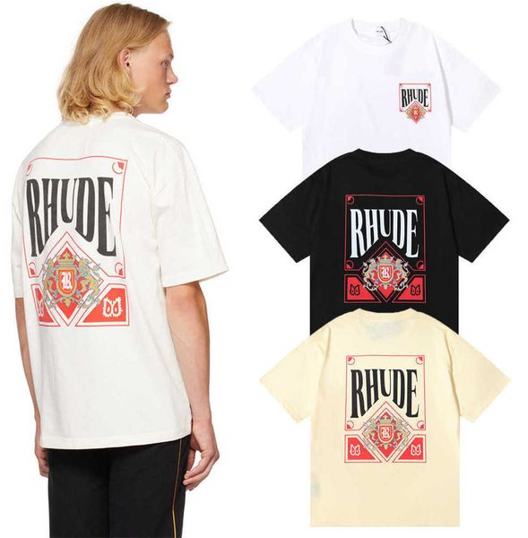 summer mens t-shirts womens rhude designers for men letter polos embroidery tshirts clothing short sleeved tshirt large tees, White;black
summer mens t-shirts womens rhude designers for men letter polos embroidery tshirts clothing short sleeved tshirt large tees, White;black