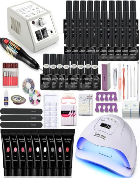 nail art kits manicure set polish uv led lamp 20000rpm drill machine 302010 colour poly extension gel kit7889095
nail art kits manicure set polish uv led lamp 20000rpm drill machine 302010 colour poly extension gel kit7889095