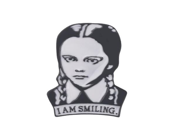 adams family brooch wednesday enamel pin i am smiling hard lapel pins figure girl broche jewelry accessories gift9390739, Gray
adams family brooch wednesday enamel pin i am smiling hard lapel pins figure girl broche jewelry accessories gift9390739, Gray