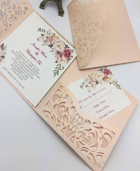 new style unique laser cut wedding invitations cards personalized hollow flower bridal invitation card 481658, Black
new style unique laser cut wedding invitations cards personalized hollow flower bridal invitation card 481658, Black