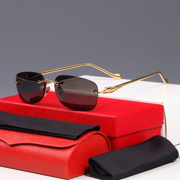 luxury designer sunglasses eyeglasses frames square temples with metal frameless panther rimless rectangular shape for men woman eyewear acc, White;black
luxury designer sunglasses eyeglasses frames square temples with metal frameless panther rimless rectangular shape for men woman eyewear acc, White;black