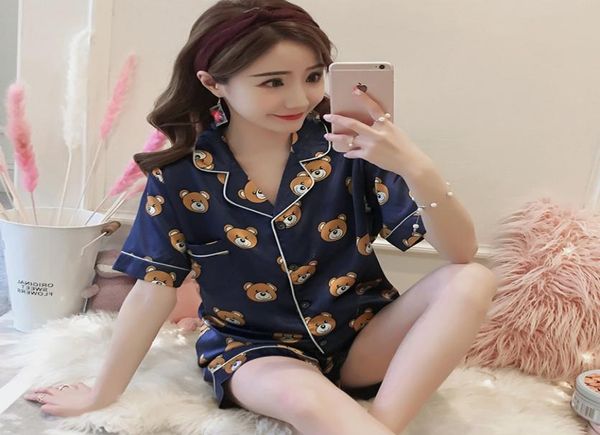 family pajamas set bear summer toddler girl clothes sleepwear set silk pajamas suit boys pyjamas sets for kids tracksuit set lj2014379881, Blue
family pajamas set bear summer toddler girl clothes sleepwear set silk pajamas suit boys pyjamas sets for kids tracksuit set lj2014379881, Blue