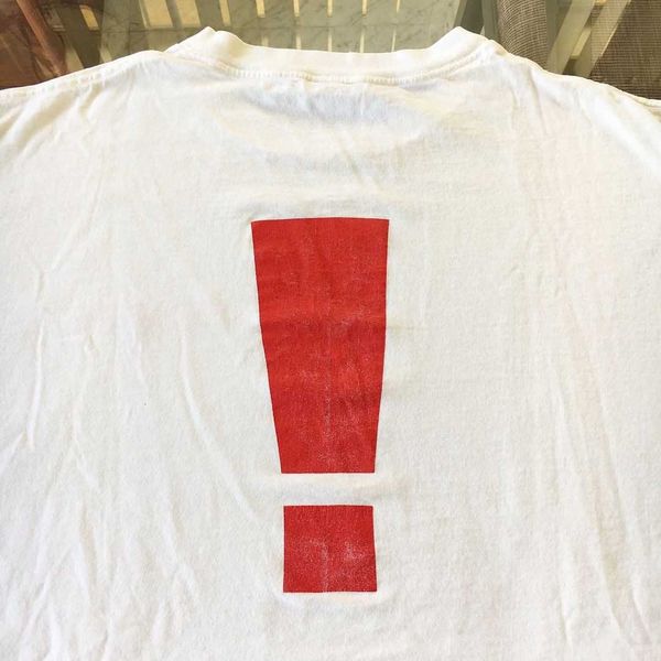 point letter exclamation printed short sleeved t-shirt casual loose fitting pure cotton versatile sweet spicy ins summer new style, White;black
point letter exclamation printed short sleeved t-shirt casual loose fitting pure cotton versatile sweet spicy ins summer new style, White;black