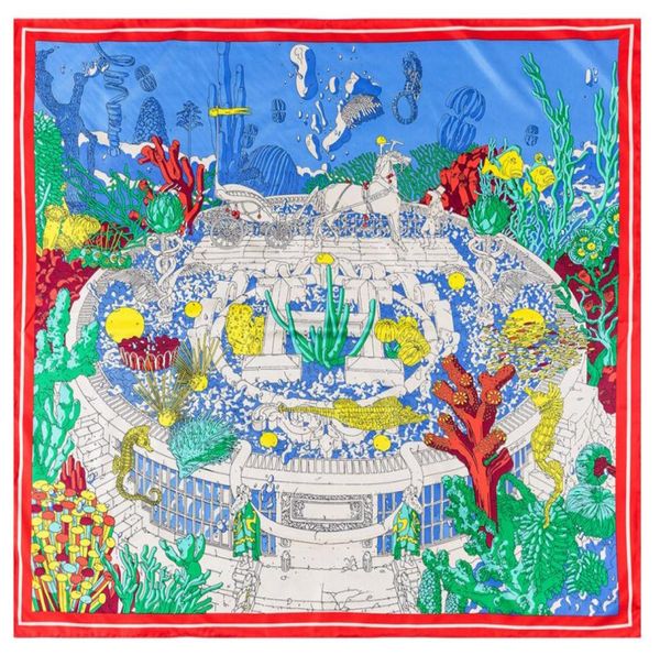 manual hand rolled twill silk scarf women underwater palace print square scarves echarpes foulards femme wraps bandana hijab 90cm9473362, Blue;gray
manual hand rolled twill silk scarf women underwater palace print square scarves echarpes foulards femme wraps bandana hijab 90cm9473362, Blue;gray