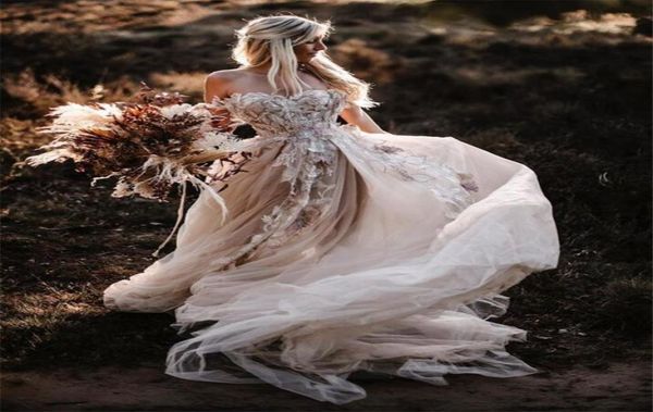 romantic floral lace country wedding dress a line off shoulder backless tulle beach boho bridal gowns long bohemian bride dre4552868, White
romantic floral lace country wedding dress a line off shoulder backless tulle beach boho bridal gowns long bohemian bride dre4552868, White