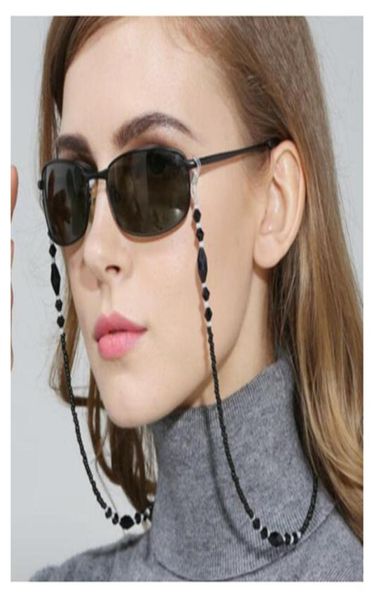 women fashion eyeglass chains black acrylic beads chains antislip eyewear cord holder neck strap reading glasses rope3938572
women fashion eyeglass chains black acrylic beads chains antislip eyewear cord holder neck strap reading glasses rope3938572