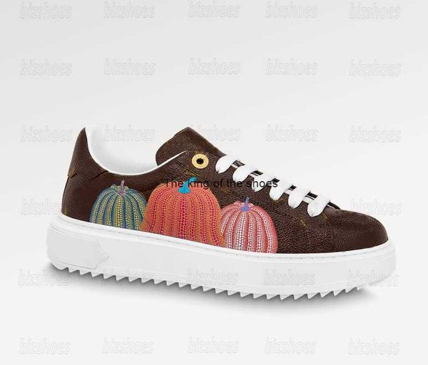 2023 ss designer shoes yk time out yayoi kusama casual shoes monograms brown colorful pumpkins print lace-up rubber sole leather sneakers fo, Black
2023 ss designer shoes yk time out yayoi kusama casual shoes monograms brown colorful pumpkins print lace-up rubber sole leather sneakers fo, Black
