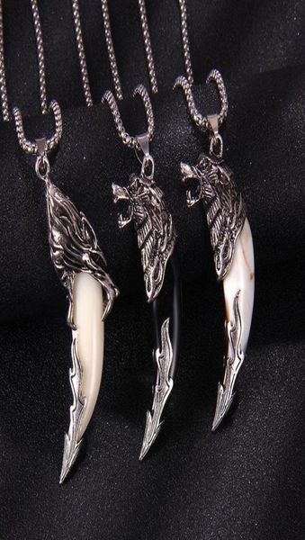 fashion wolf tooth necklace for men long chain vintage jewelry gift c35987066, Silver
fashion wolf tooth necklace for men long chain vintage jewelry gift c35987066, Silver