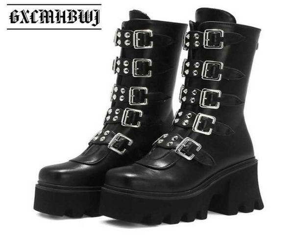 gxcmhbwj punk goth style women platform boots round toe buckle strap back zipper mid calf woman demonia boots for autumn winter h15442966, Black
gxcmhbwj punk goth style women platform boots round toe buckle strap back zipper mid calf woman demonia boots for autumn winter h15442966, Black