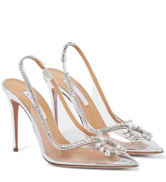 luxury design aquazzs seduction sandals shoes for women crystalencrusted leather trims high heels pvc pointed toe pumps party wed91271039, Black
luxury design aquazzs seduction sandals shoes for women crystalencrusted leather trims high heels pvc pointed toe pumps party wed91271039, Black