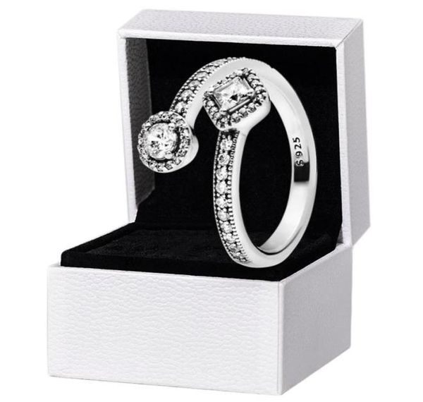 square and round cz diamond open ring sterling silver women wedding jewelry for pandora girlfriend gift rings with original box4170008, Slivery;golden
square and round cz diamond open ring sterling silver women wedding jewelry for pandora girlfriend gift rings with original box4170008, Slivery;golden