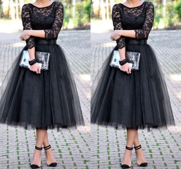 2019 tea length bridesmaid dresses evening dress 34 long sleeves jewel a line black party gowns lace long wedding guest dresses9954543, Blue;red
2019 tea length bridesmaid dresses evening dress 34 long sleeves jewel a line black party gowns lace long wedding guest dresses9954543, Blue;red
