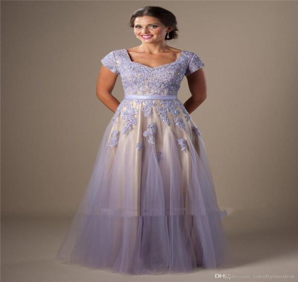 beaded lavender lace tulle long modest prom dresses with cap sleeves appliques aline floor prom evening gowns teens high shcool p9262408, Black
beaded lavender lace tulle long modest prom dresses with cap sleeves appliques aline floor prom evening gowns teens high shcool p9262408, Black