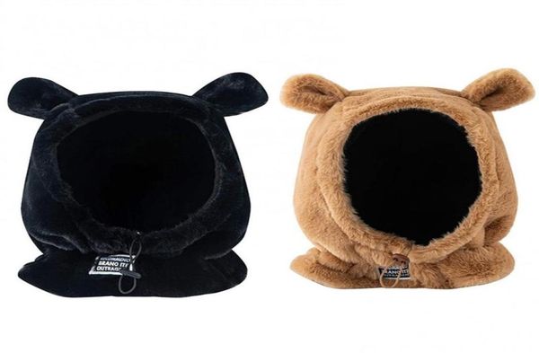 berets plush ear cap balaclava cute bear hat bib with drawstring adjustable gift for xmas year thanksgiving valentine4062737, Blue;gray
berets plush ear cap balaclava cute bear hat bib with drawstring adjustable gift for xmas year thanksgiving valentine4062737, Blue;gray