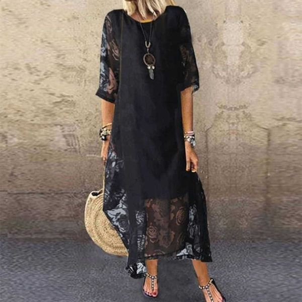 summer women clothing dresses casual sweet embroidery lace dress o neck short sleeve cozy loose midi dress vestidos, White;black
summer women clothing dresses casual sweet embroidery lace dress o neck short sleeve cozy loose midi dress vestidos, White;black