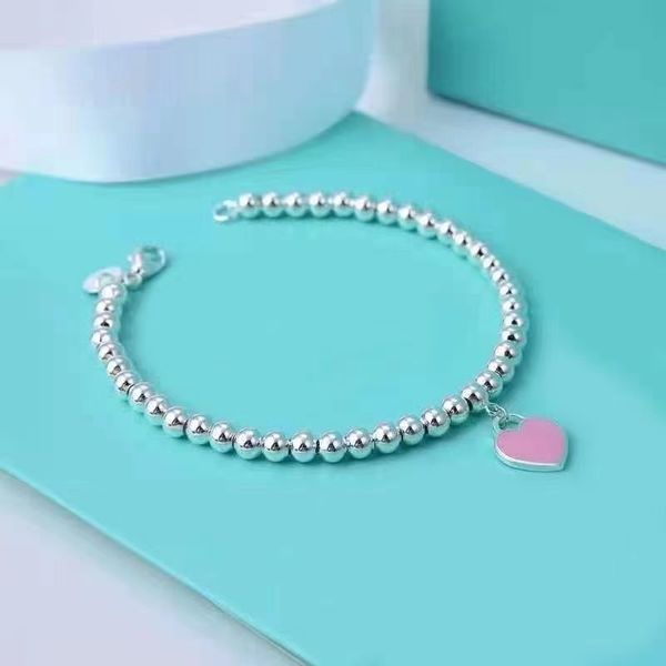designer classic high-end bracelet 925 sterling silver heart enamel blue heart red heart love ball fashion bracelet for women & men, fashion, Black
designer classic high-end bracelet 925 sterling silver heart enamel blue heart red heart love ball fashion bracelet for women & men, fashion, Black