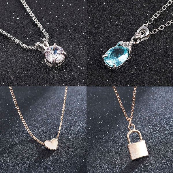 pendant necklaces 2019 new fashion simple zircon necklace for women medallion pendant long necklaces jewelry statement necklace wholesale aa, Silver
pendant necklaces 2019 new fashion simple zircon necklace for women medallion pendant long necklaces jewelry statement necklace wholesale aa, Silver