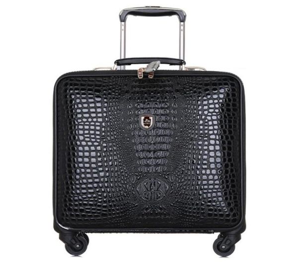 retro luggage 16 inch men commercial pu crocodile pattern 4 wheels trolley travel suitcase bag woman computer bags av9439234
retro luggage 16 inch men commercial pu crocodile pattern 4 wheels trolley travel suitcase bag woman computer bags av9439234