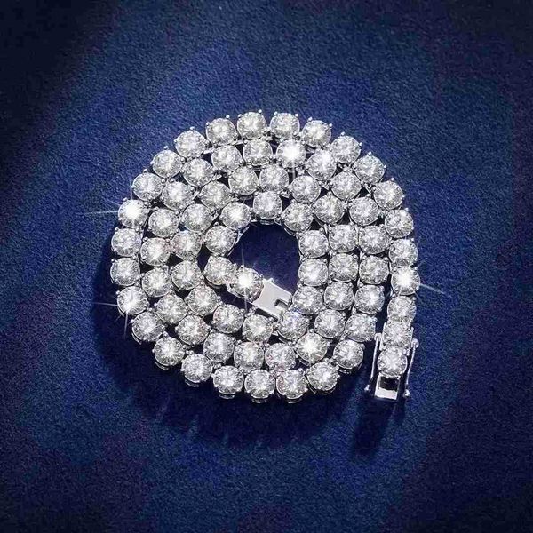 gra certificate 5mm tennis chain hip hop vvs moissanite custom silver necklace for men
gra certificate 5mm tennis chain hip hop vvs moissanite custom silver necklace for men