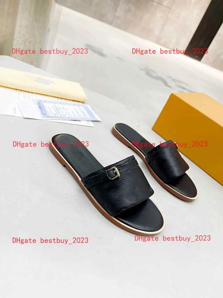 2023 new women's slippers sandals luxury designer fashion versatile flat shoes simple and comfortable leather, Black
2023 new women's slippers sandals luxury designer fashion versatile flat shoes simple and comfortable leather, Black