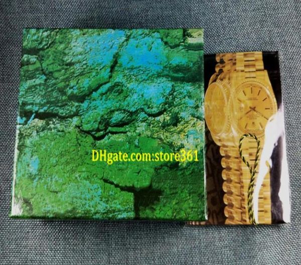 3pcs luxury watch mens for watch box original inner outer womans watches boxes men wristwatch green box booklet card9601655, Black;blue
3pcs luxury watch mens for watch box original inner outer womans watches boxes men wristwatch green box booklet card9601655, Black;blue