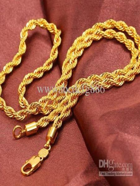 simple fashion men039s 18k gold necklace explosion models 236 ed rope knotted link chain jewelry9056410, Black
simple fashion men039s 18k gold necklace explosion models 236 ed rope knotted link chain jewelry9056410, Black