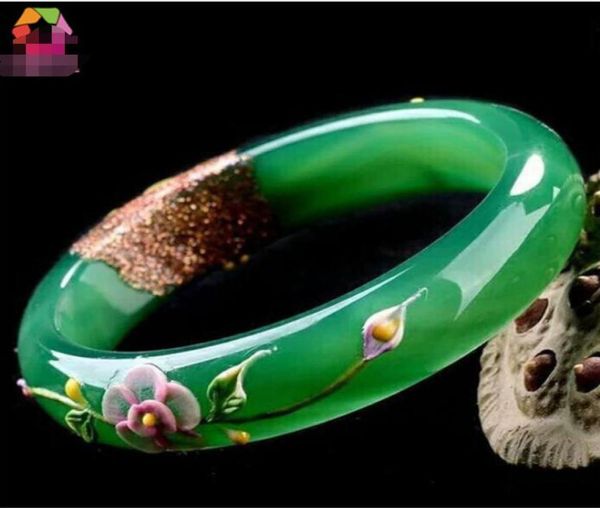natural green bracelets colored drawing peacock and flower bracelets bangles gift for women jades jewelry2901603, Black
natural green bracelets colored drawing peacock and flower bracelets bangles gift for women jades jewelry2901603, Black