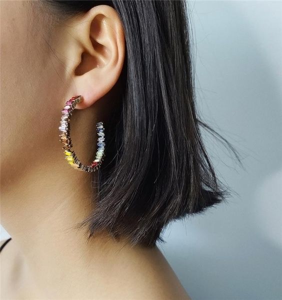 big size exaggerated irregular multicolored crystal earrings for women baroque geometric earring jewelry brinco8587486, Golden;silver
big size exaggerated irregular multicolored crystal earrings for women baroque geometric earring jewelry brinco8587486, Golden;silver