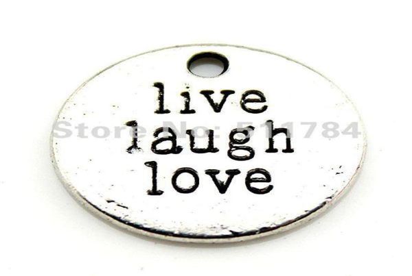 40pcslot 2 colors antique silver bronze 20mm round shaped live laugh love charms4749868, Bronze;silver
40pcslot 2 colors antique silver bronze 20mm round shaped live laugh love charms4749868, Bronze;silver
