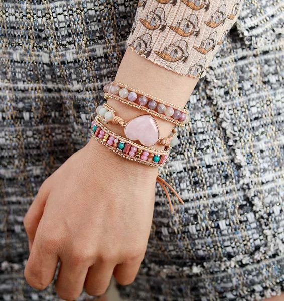 designer jewelry bracelet bohemian style powder crystal heart handmade bracelet ornaments three layers winding braided leather rope hand str, Golden;silver
designer jewelry bracelet bohemian style powder crystal heart handmade bracelet ornaments three layers winding braided leather rope hand str, Golden;silver