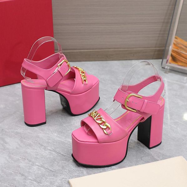 women's chunky high-heeled sandals waterproof platform pumps ankle strap buckle metal chain party banquet dress shoesluxury designer sa, Black
women's chunky high-heeled sandals waterproof platform pumps ankle strap buckle metal chain party banquet dress shoesluxury designer sa, Black