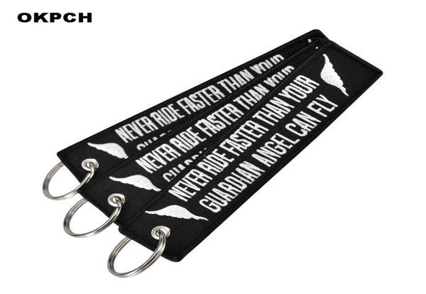 fashion motorcycle keychain car key rings never drive faster than your guardian angel can fly9608268, Silver
fashion motorcycle keychain car key rings never drive faster than your guardian angel can fly9608268, Silver