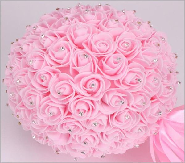 2018 s rose artificial bridal flowers bride bouquet wedding bouquet crystal ivory silk ribbon new buque de noiva 096415
2018 s rose artificial bridal flowers bride bouquet wedding bouquet crystal ivory silk ribbon new buque de noiva 096415
