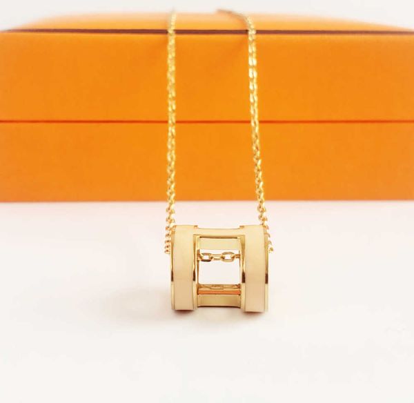 classic h designer necklace men's and women's fashion 18k gold luxury enamel with gift bag fashion necklace, Silver
classic h designer necklace men's and women's fashion 18k gold luxury enamel with gift bag fashion necklace, Silver