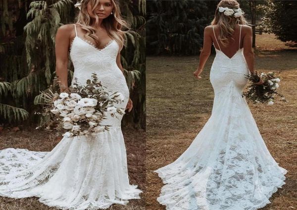 bohemian mermaid wedding dresses 2021 backless lace applique beach country spaghetti straps bridal gowns vestido de noiva4478637, White
bohemian mermaid wedding dresses 2021 backless lace applique beach country spaghetti straps bridal gowns vestido de noiva4478637, White