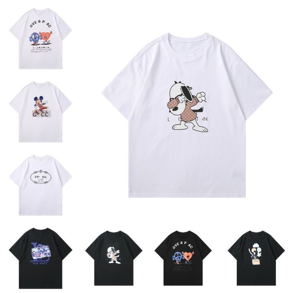 designer men's t-shirts man woman luxury brand tees t shirt summer round neck short sleeves outdoor fashion leisure pure cotton letters, White;black
designer men's t-shirts man woman luxury brand tees t shirt summer round neck short sleeves outdoor fashion leisure pure cotton letters, White;black