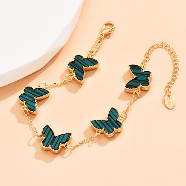 style bracelet butterfly style women's bracelet designer letter jewelry 18k gold plated stainless steel wedding lover, Silver
style bracelet butterfly style women's bracelet designer letter jewelry 18k gold plated stainless steel wedding lover, Silver