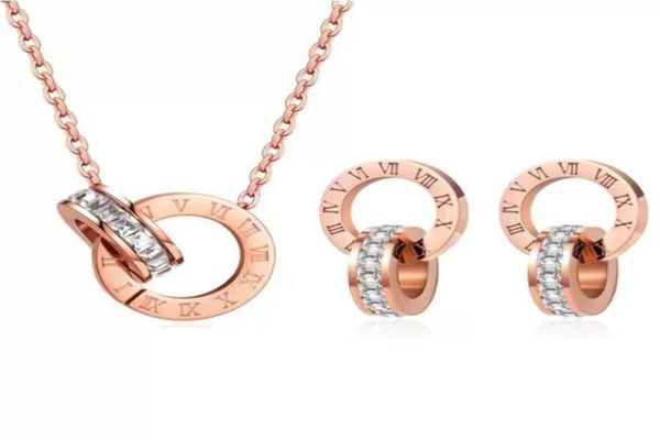 luxury elegant love numeral crystal necklace set roman numerals earrings for women fashion stainless steel pendant trend designer 4271573, Silver
luxury elegant love numeral crystal necklace set roman numerals earrings for women fashion stainless steel pendant trend designer 4271573, Silver