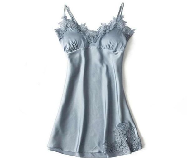 2018 new women nighties summer dress nightgowns sleepwear satin night dress female homewear babydoll nightwear chest pads s921190611, Red;black
2018 new women nighties summer dress nightgowns sleepwear satin night dress female homewear babydoll nightwear chest pads s921190611, Red;black