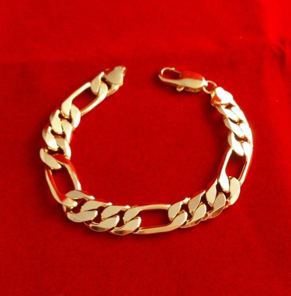 mens jewelry massive 787quot18k gold men bracelet double curb chain 10mm wide xmas gift 9134207, Black
mens jewelry massive 787quot18k gold men bracelet double curb chain 10mm wide xmas gift 9134207, Black