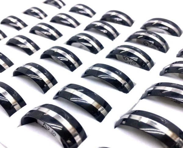 whole 36pcs black men039s women039s stainless steel band ring fashion jewelry party favor gifts finger rings mix styles8751351, Silver
whole 36pcs black men039s women039s stainless steel band ring fashion jewelry party favor gifts finger rings mix styles8751351, Silver
