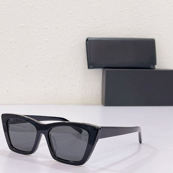 sunglasses men and women designer mica popular fashion brand sl276 retro cat-eye shaped frame glasses casual wild style uv400 protection com, White;black
sunglasses men and women designer mica popular fashion brand sl276 retro cat-eye shaped frame glasses casual wild style uv400 protection com, White;black