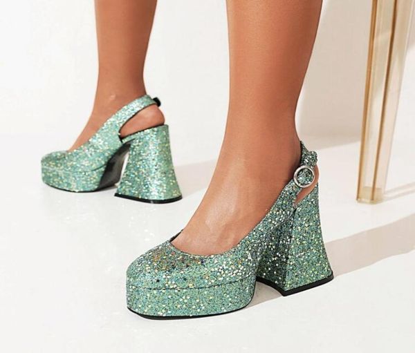 2022 foreign trade mari hair new thick with thick shoes fashion sequins sandals7802562, Black
2022 foreign trade mari hair new thick with thick shoes fashion sequins sandals7802562, Black