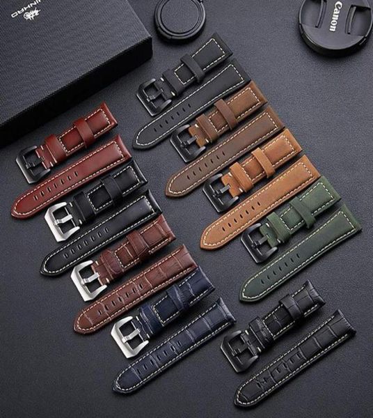 watch bands 20 22 24 26mm genuine scrub leather straps for pam band men039s stainless steel clasp brand sports watchband5758277, Black;brown
watch bands 20 22 24 26mm genuine scrub leather straps for pam band men039s stainless steel clasp brand sports watchband5758277, Black;brown