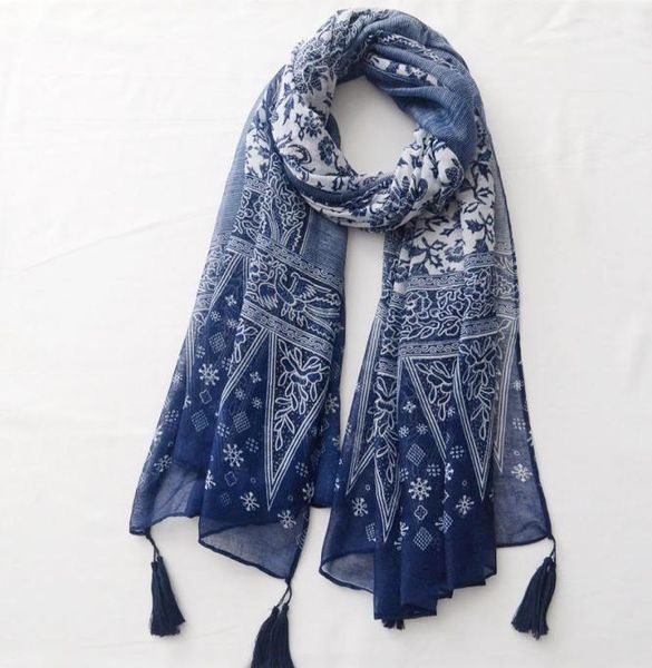 printed cotton and linen tassel scarf spring and summer thin travel blue and white porcelain sunscreen shawl beach towel9077689, Blue;gray
printed cotton and linen tassel scarf spring and summer thin travel blue and white porcelain sunscreen shawl beach towel9077689, Blue;gray