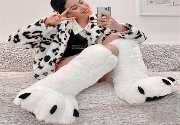 boots creative cute bear claw winter slippers boys girls home furry warm couple indoor shoes women cotton fur slides 2210218617371, Black
boots creative cute bear claw winter slippers boys girls home furry warm couple indoor shoes women cotton fur slides 2210218617371, Black