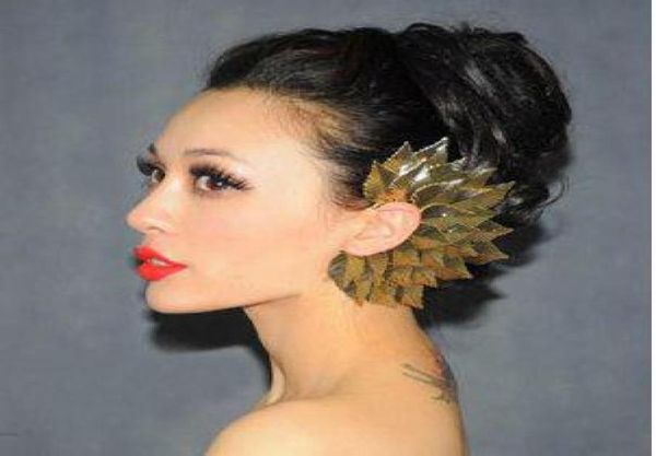 punk earrings exaggerated personality leaves big earrings ear hook woman earrings3095884, Silver
punk earrings exaggerated personality leaves big earrings ear hook woman earrings3095884, Silver